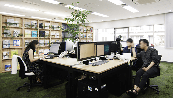 会社の様子